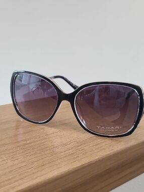 Tahari Black Frame Sunglasses